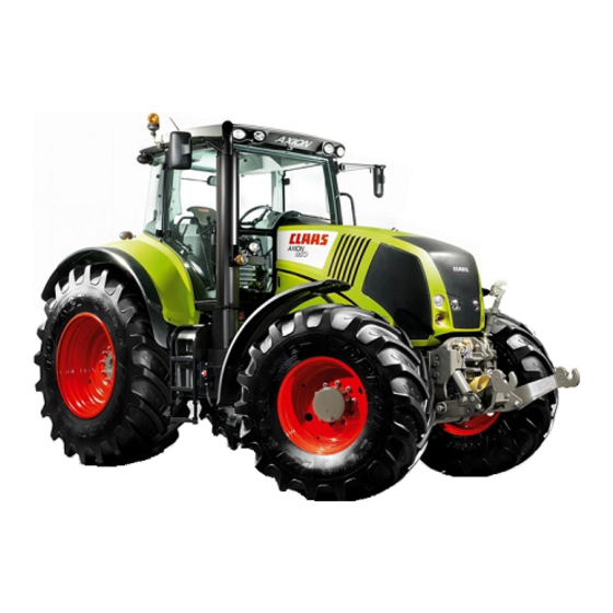 CLAAS AXION 850 C.I.S. OPERATOR'S MANUAL Pdf Download | ManualsLib