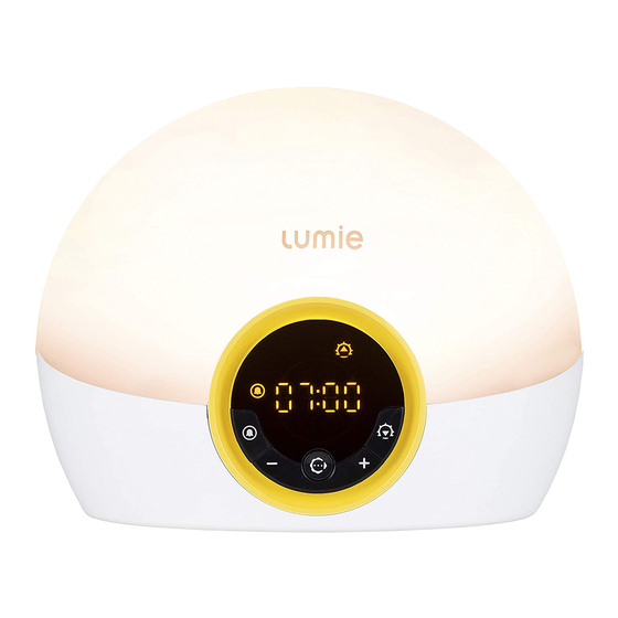 LUMIE BODYCLOCK RISE 100 MANUAL Pdf Download | ManualsLib