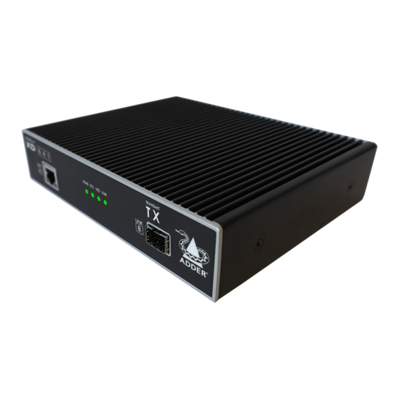 ADDER ADDERLink XD642 User Manual