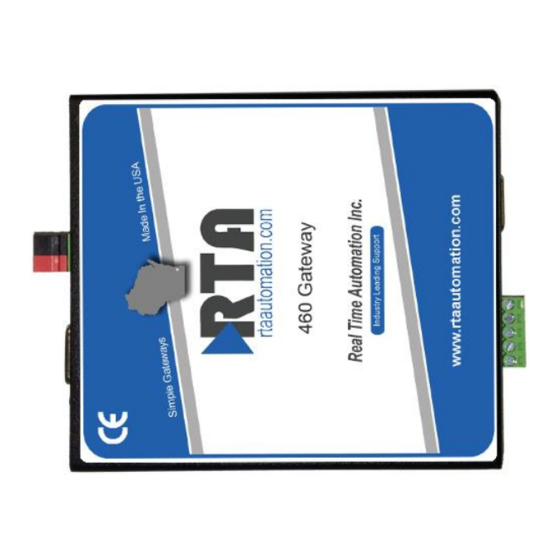 RTA 460PBSA-N70PB Product User Manual