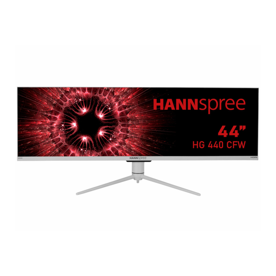 HANNspree HG440CFW User Manual