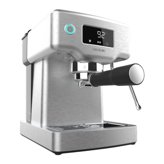 cecotec Cumbia POWER EXPRESSO 20 BARISTA COMPACT Instruction Manual