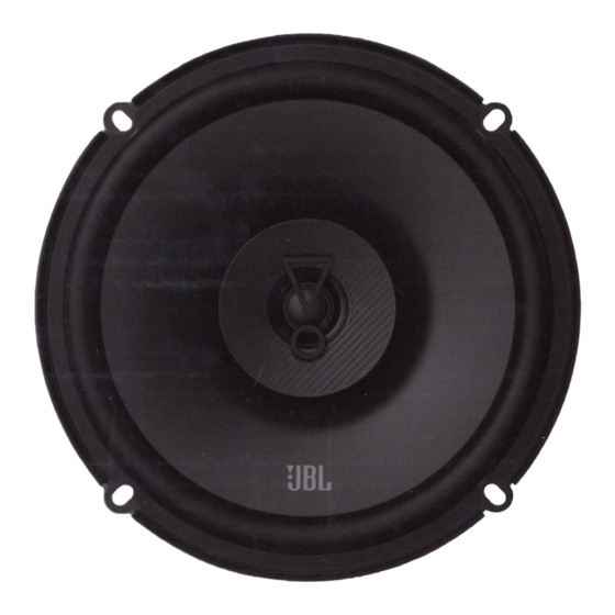 Harman JBL CONCERT 621 Installation Manual