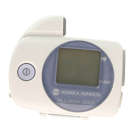 Konica Minolta PULSOX-300i Instruction Manual
