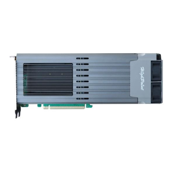 HighPoint SSD7000 Gen4 Series Manuals