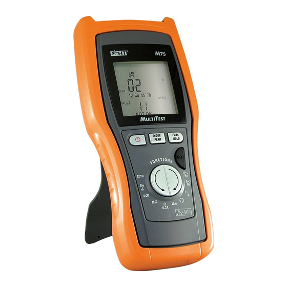 HT MULTITEST M75 User Manual