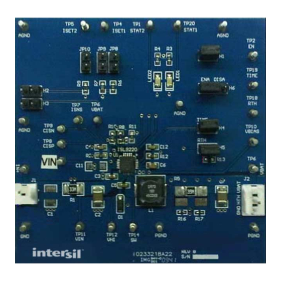 Intersil ISL9220IRTZEVAL1Z Application Note