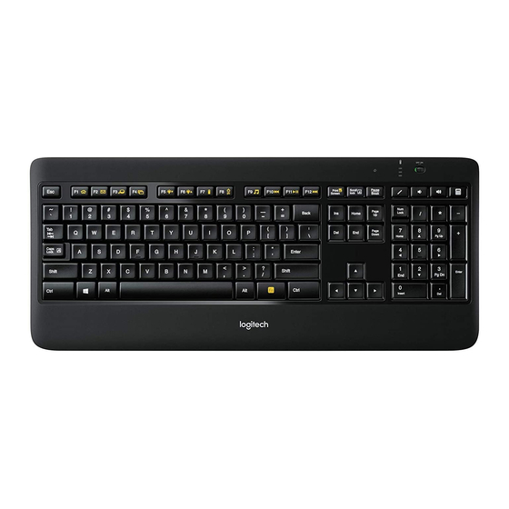 Logitech K800 Setup Manual