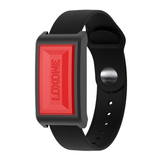LOXONE Wrist Button Air Manual