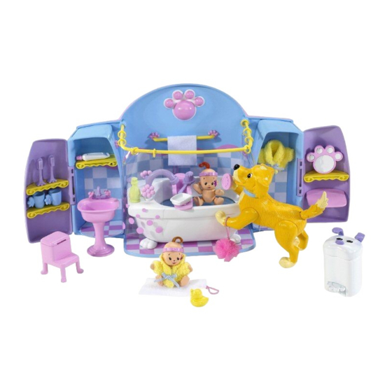 Mattel Doggie Daycare Bath Time with Beau Instructions