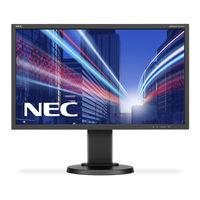 NEC MultiSync E243WMi-BK User Manual