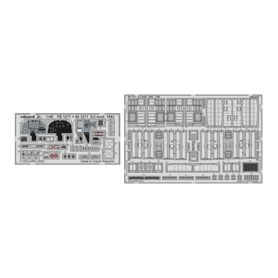Eduard 49 1271 Assembly Instructions