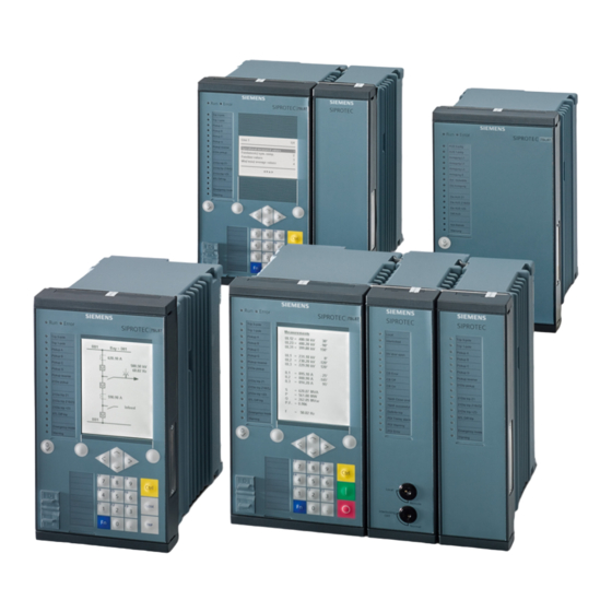 Siemens SIPROTEC 5 6MU85 Manual