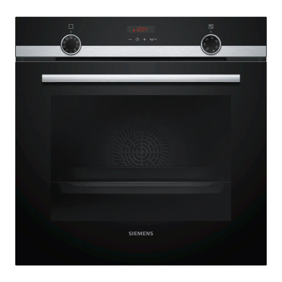Siemens HB573AB 0 Series User Manual And Installation Instructions