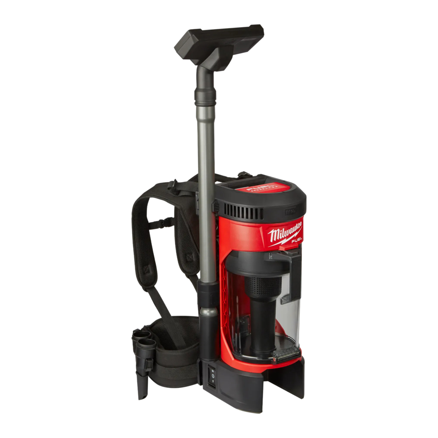 Milwaukee M18 FUEL 0885-20 - 3-in-1 BACKPACK VACUUM Manual