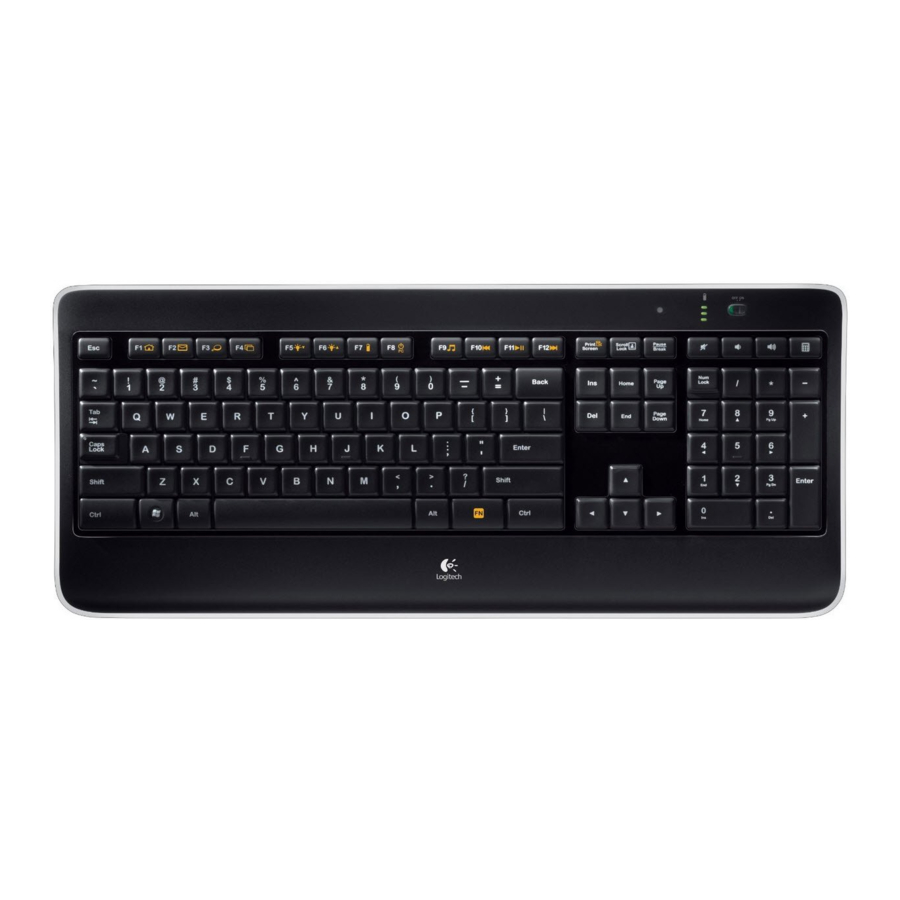Logitech K800 Manual