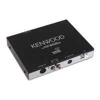Kenwood KTC-SR902 - Sirius Satellite Radio Tuner Instruction Manual