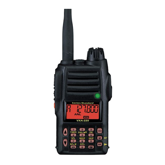 Vertex Standard VXA-220 Operating Manual