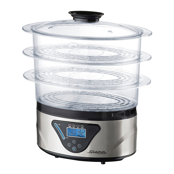 Steba Steamer DG1 Instructions For Use Manual
