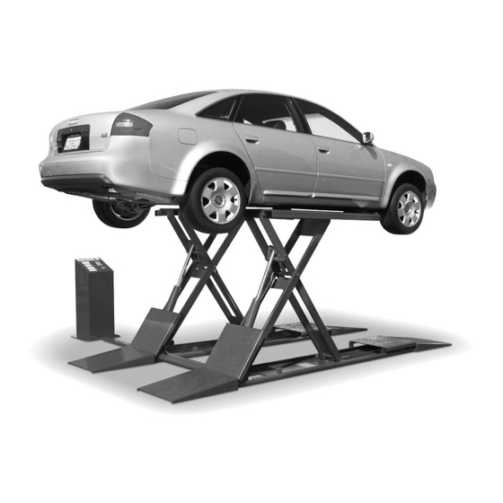 BendPak SP-7X Installation And Operation Manual