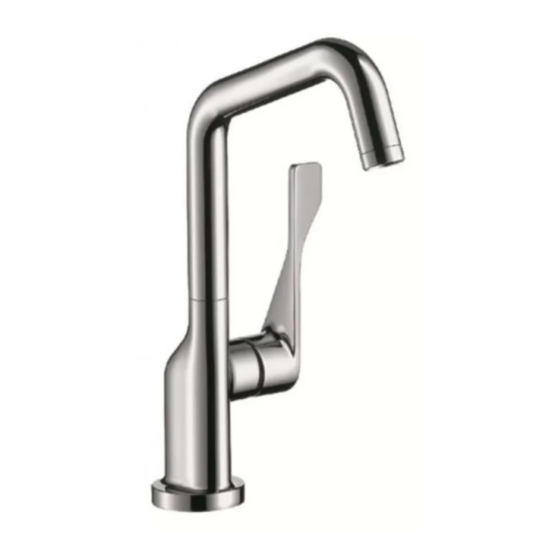 Axor Citterio Series Installation/User Instructions/Warranty