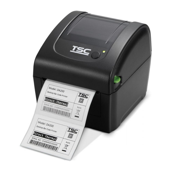 TSC DA200 Series Service Manual