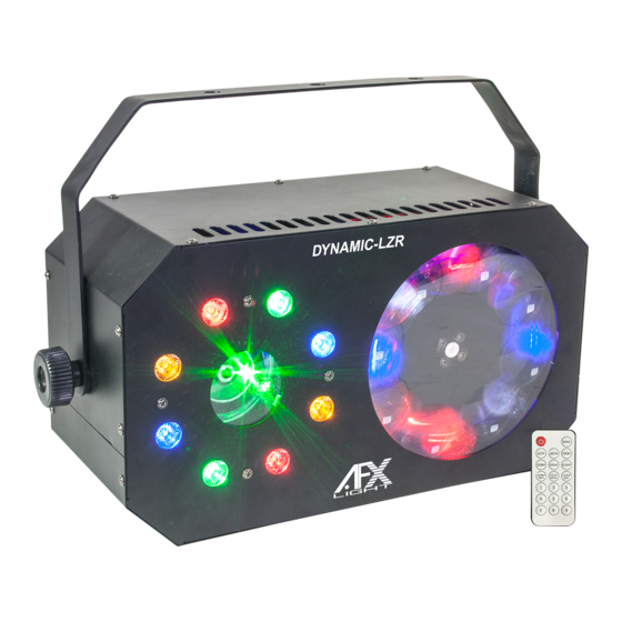 afx light DYNAMIC-LZR User Manual