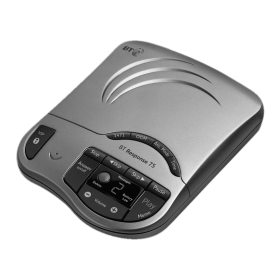 BT 75 User Manual