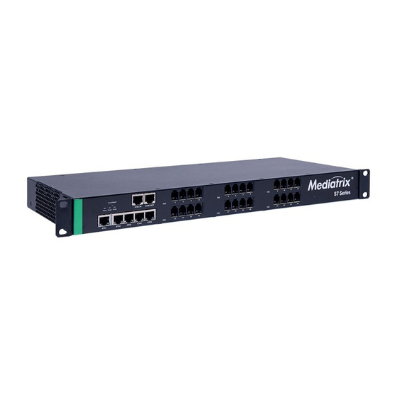 Media5 Mediatrix S7 Series Hardware Installation Manual