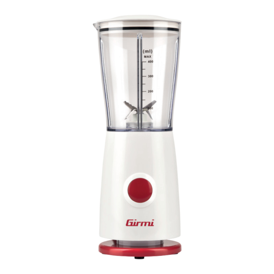 TREVIDEA Girmi FR03 Manuals