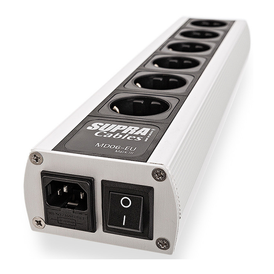Supra LoRad MD02EU Manual