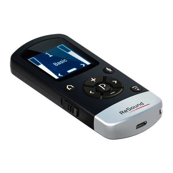 ReSound Unite Remote Control 2 User Manual