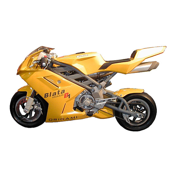 Blata ORIGAMI B1 Service Manual
