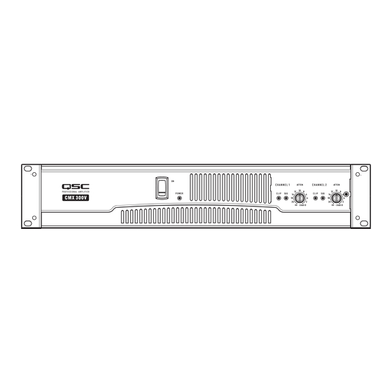 QSC CMX 300V User Manual