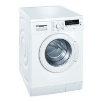 Siemens WM14E462GB series Instruction Manual And Installation Instructions