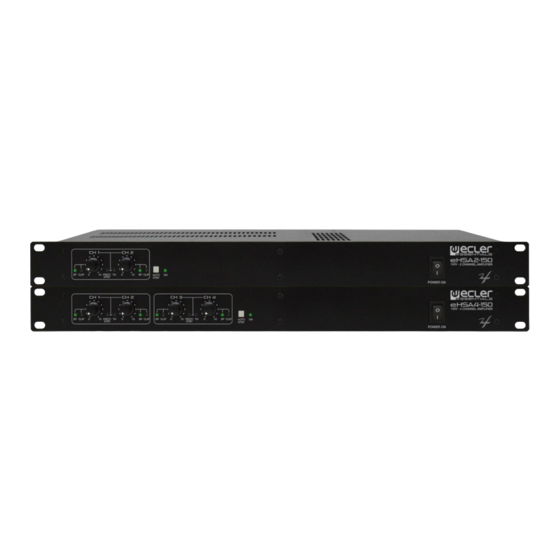 Ecler eHSA4-150 User Manual