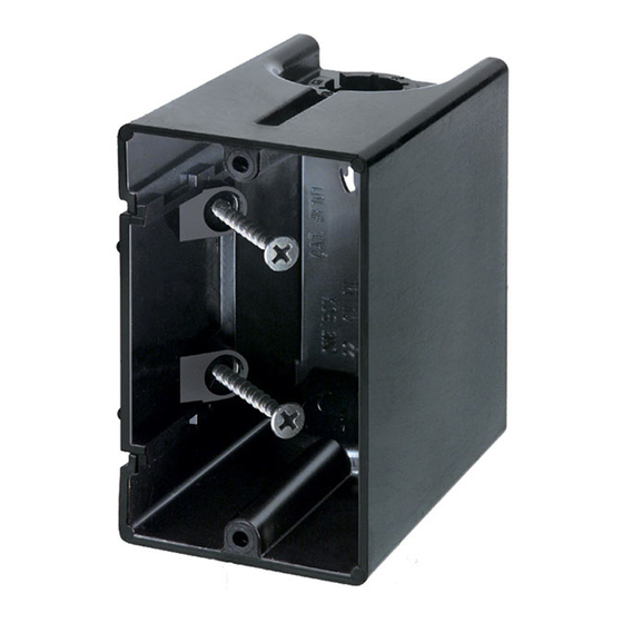 Arlington ONE-BOX F101 Quick Start Manual