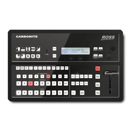 Ross Carbonite Setup Manual