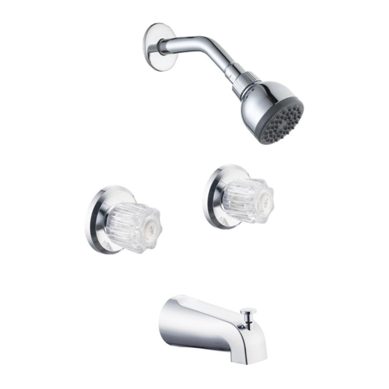 Glacier bay 833-0401 Installation And Care Manual