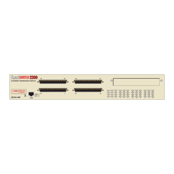 Cabletron Systems 2200 Installation & User Manual