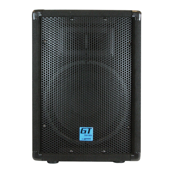 Gemini LOUDSPEAKERS GT-1004 User Manual