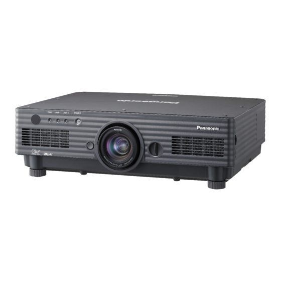 Panasonic PT-D5700U Service Manual