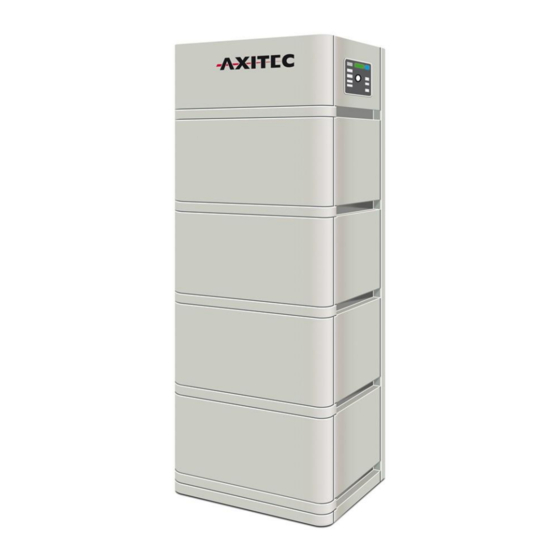 AXITEC AXIstorage Li SV2 Installation Instruction