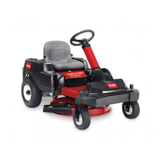 Toro TimeCutter SW 3200 Operator's Manual