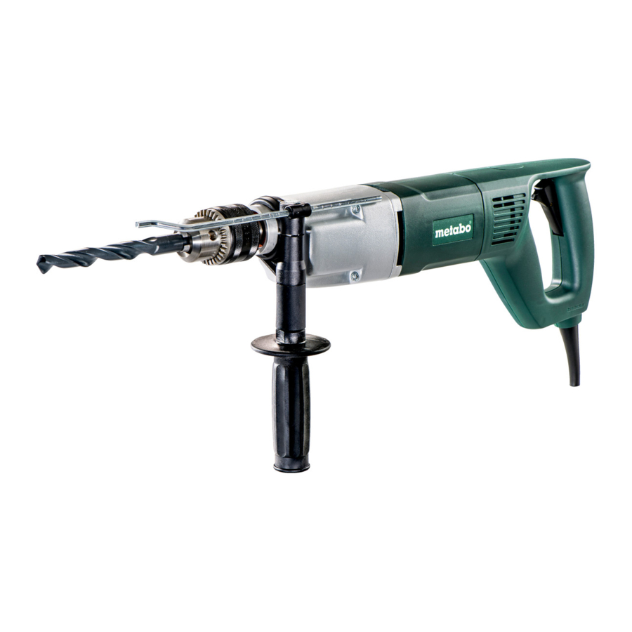 Metabo BDE 1100 - Drill Manual