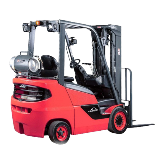 Linde 1202 Series Operating Instructions Manual