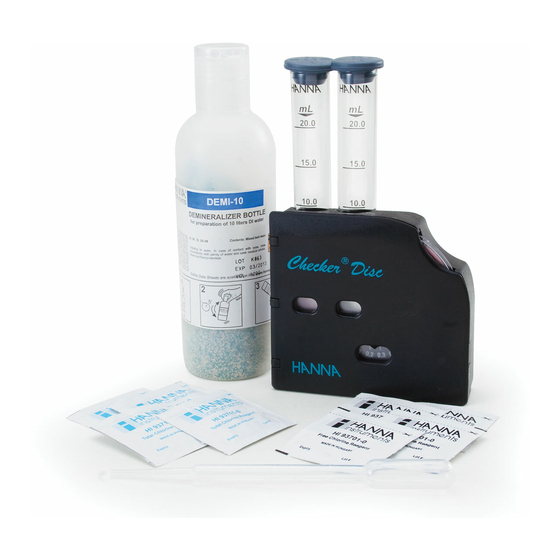 Hanna Instruments HI 38017 Instruction Manual