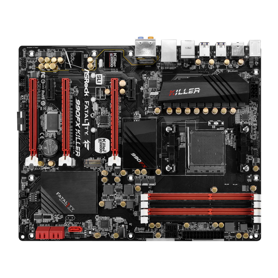 ASROCK Fatal1ty 990FX Killer Installation Manual