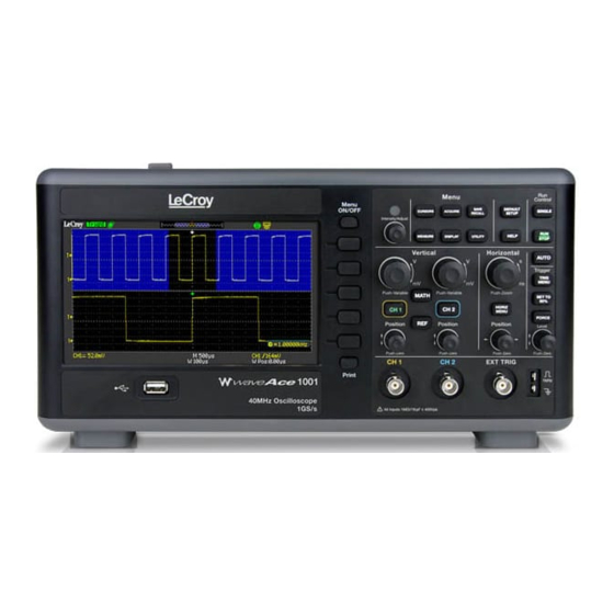 LeCroy WaveAce 1000 Specification