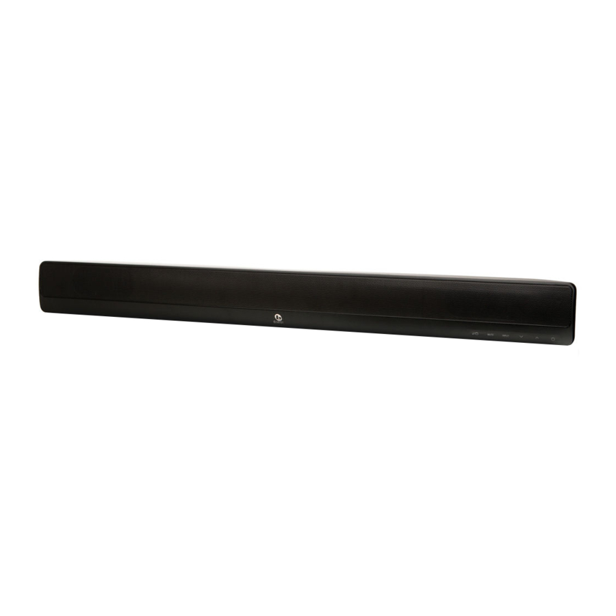 Boston Acoustics TVee 10 Quick Start Manual